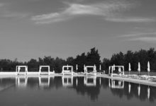 riqualificazione piscina camping con solarium e zona vip
