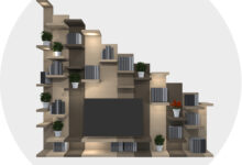 progetto di una libreria lungo una scala